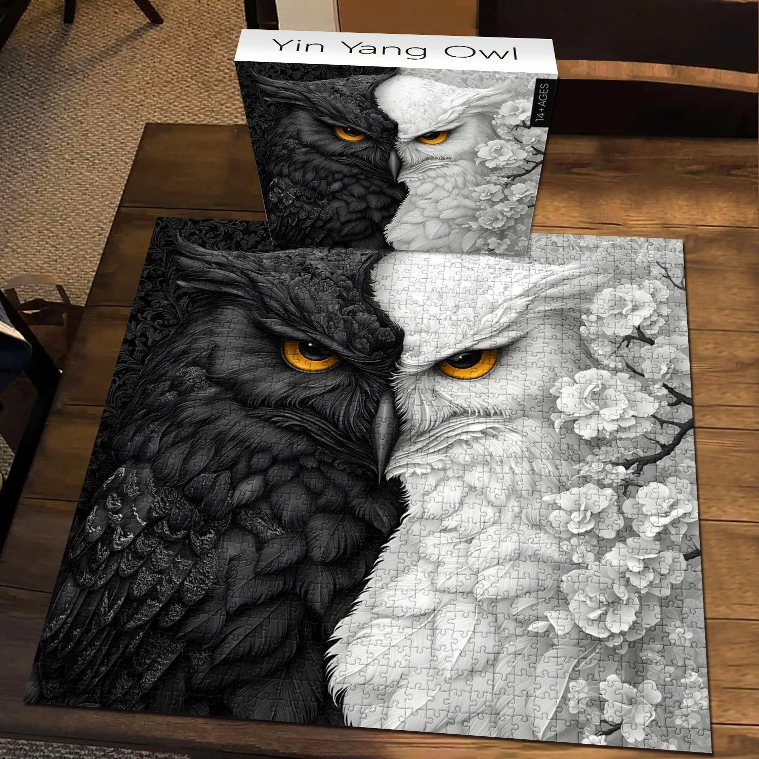 Yin Yang Owl Jigsaw Puzzle 1000 Pieces – Tdd Toy Yin Yang Owl Jigsaw Puzzle 1000 Pieces – Tdd Toy