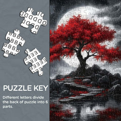 Rouge Maple Island Puzzle 1000 pièces 1000 pièces