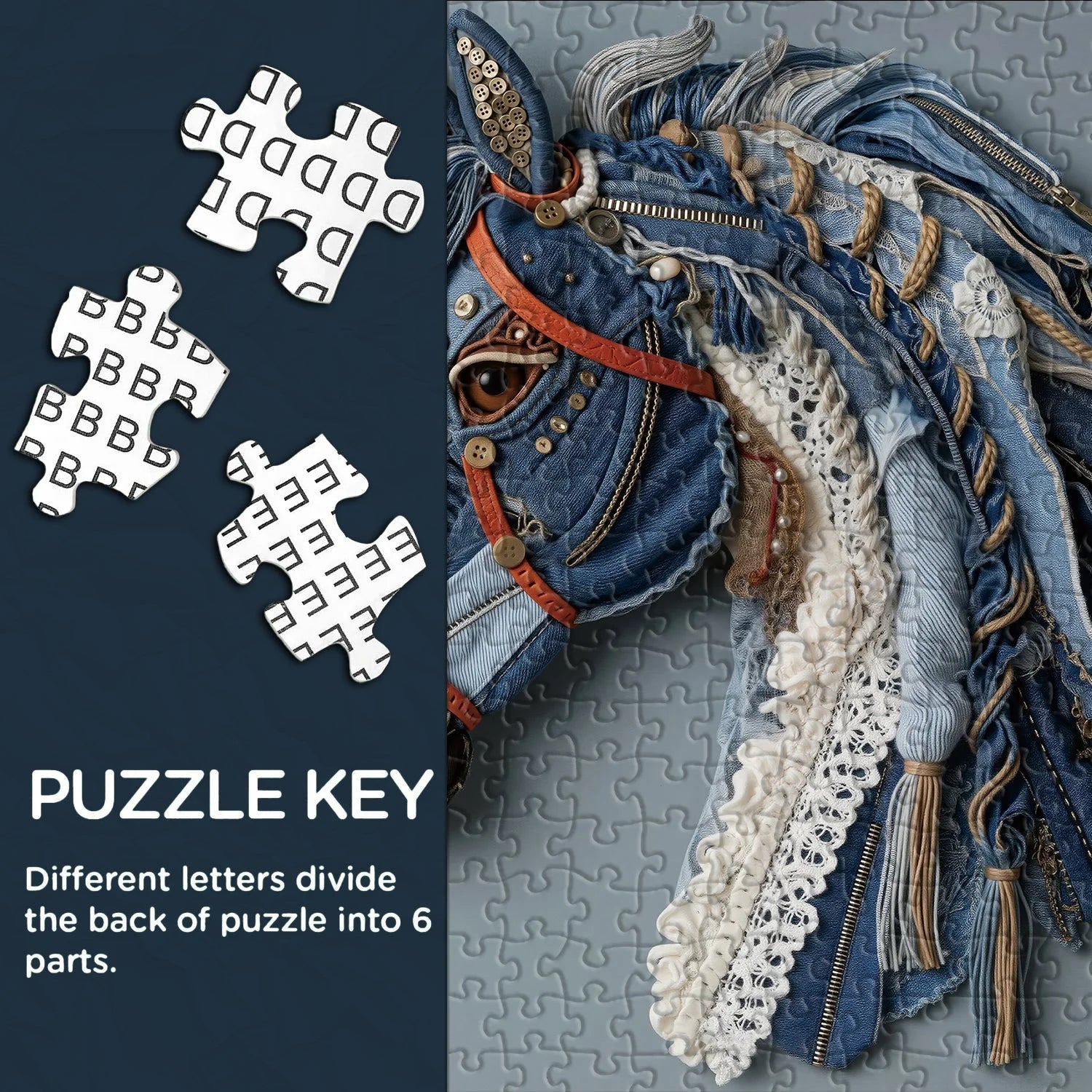 Rompecabezas de caballo vaquero de 1000 piezas