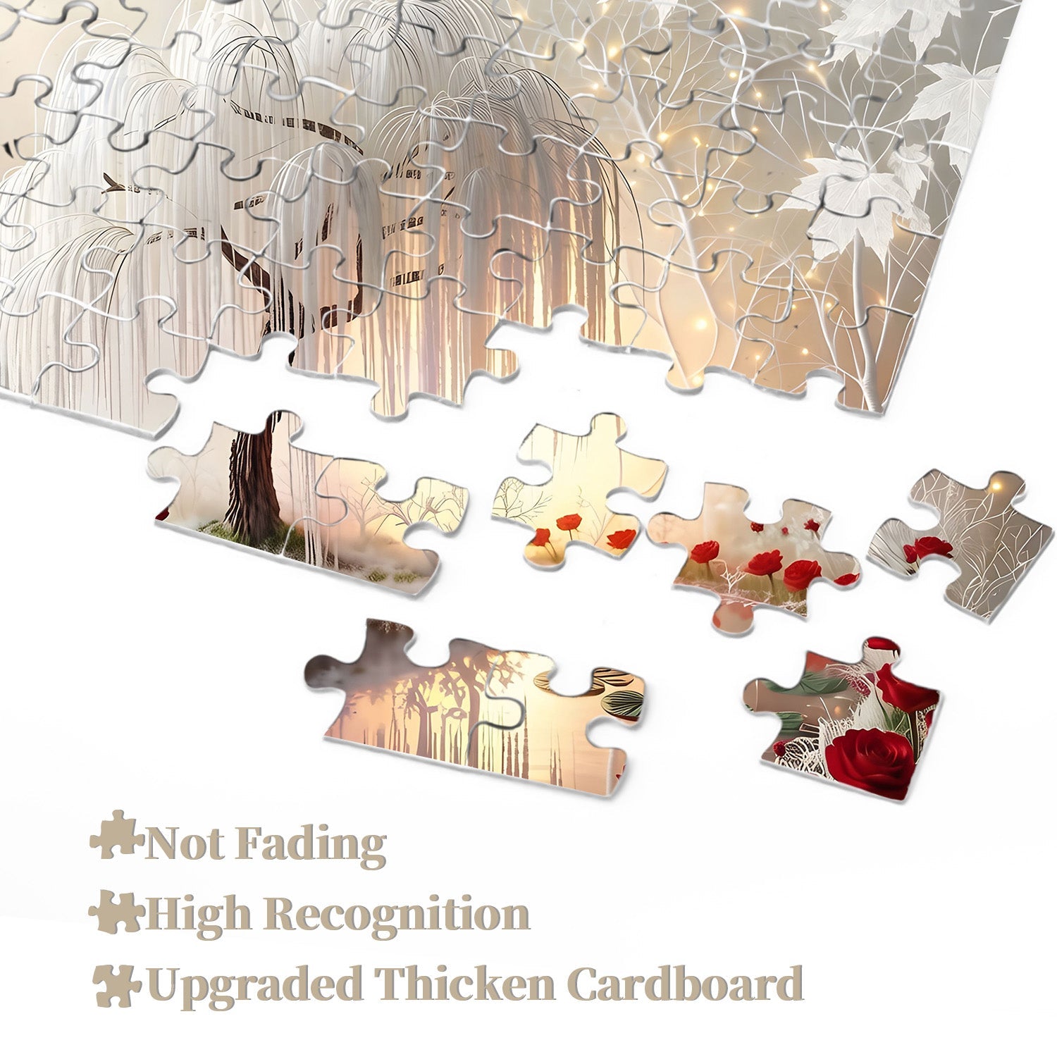 Silent Light Garden Jigsaw Puzzle 1000 Pieces