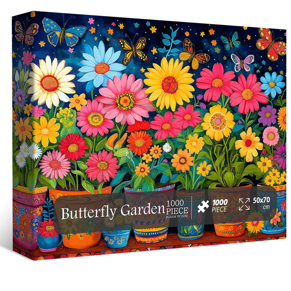 Puzzle giardino farfalla puzzle 1000 pezzi