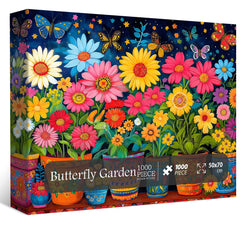 Puzzle giardino farfalla puzzle 1000 pezzi
