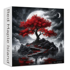 Rouge Maple Island Puzzle 1000 pièces 1000 pièces