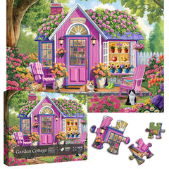 Garden cottage puzzle puzzle 1000 pezzi