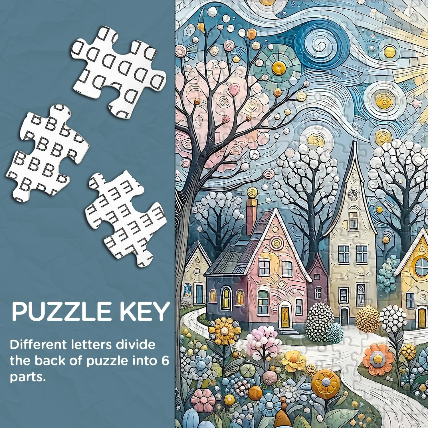 Rotation Light Town Puzzle 1000 pièces 1000 pièces