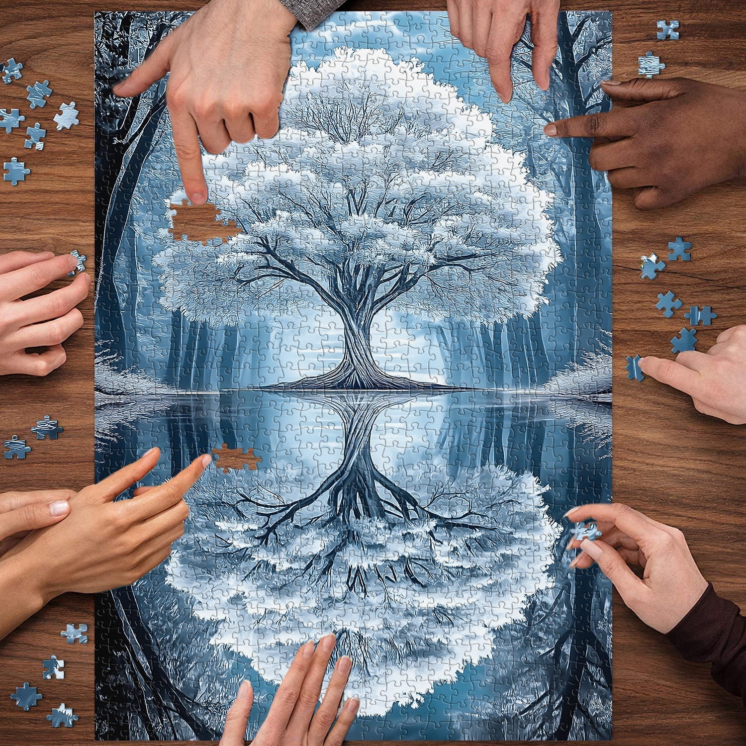 Tree of Mirror Jigsaw Puzzle 1000 Pieces