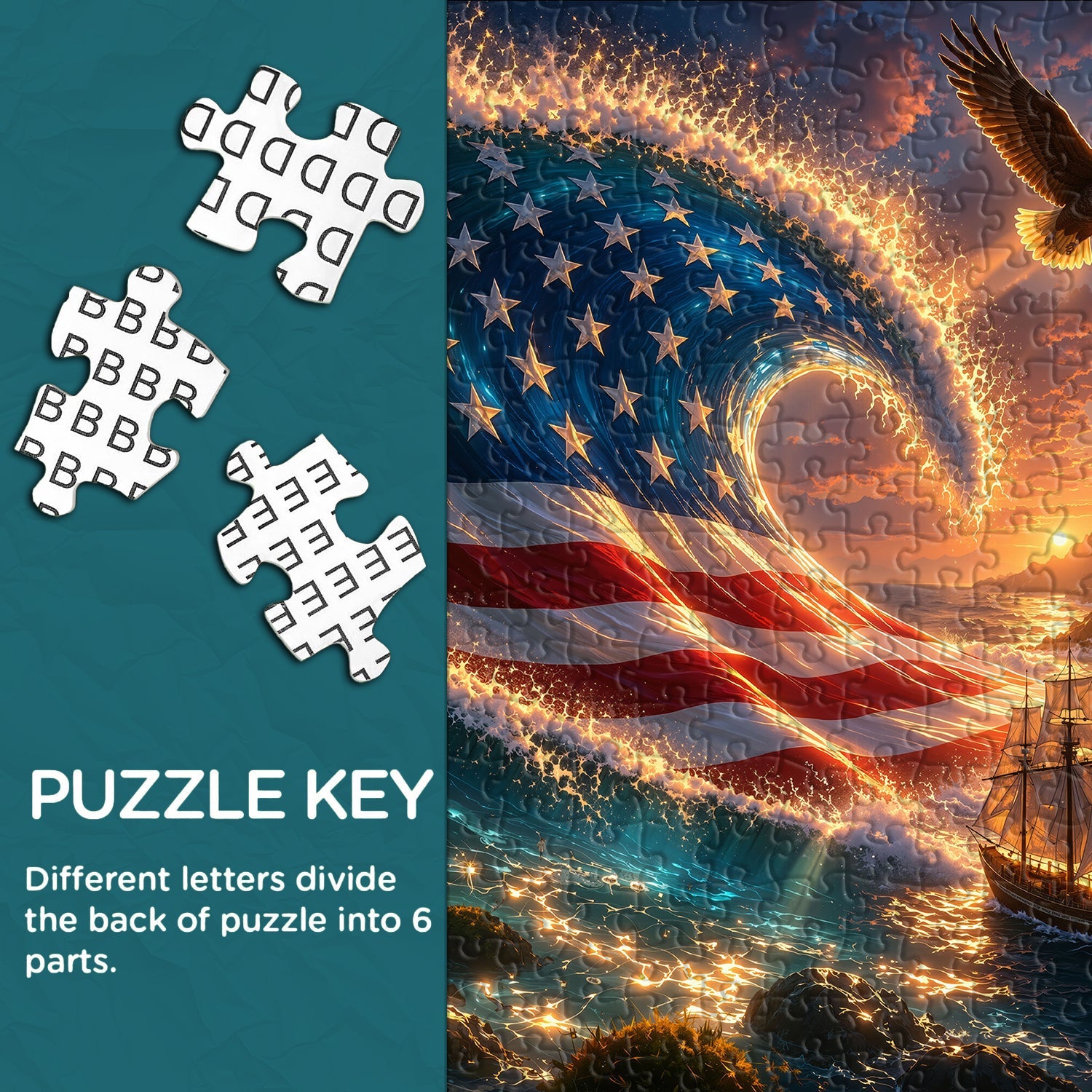 Puzzle Stelle e Libertà del Mare 1000 Pezzi