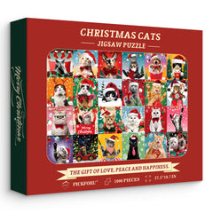 Weihnachtskatzen Jigsaw Puzzle 1000 Stücke