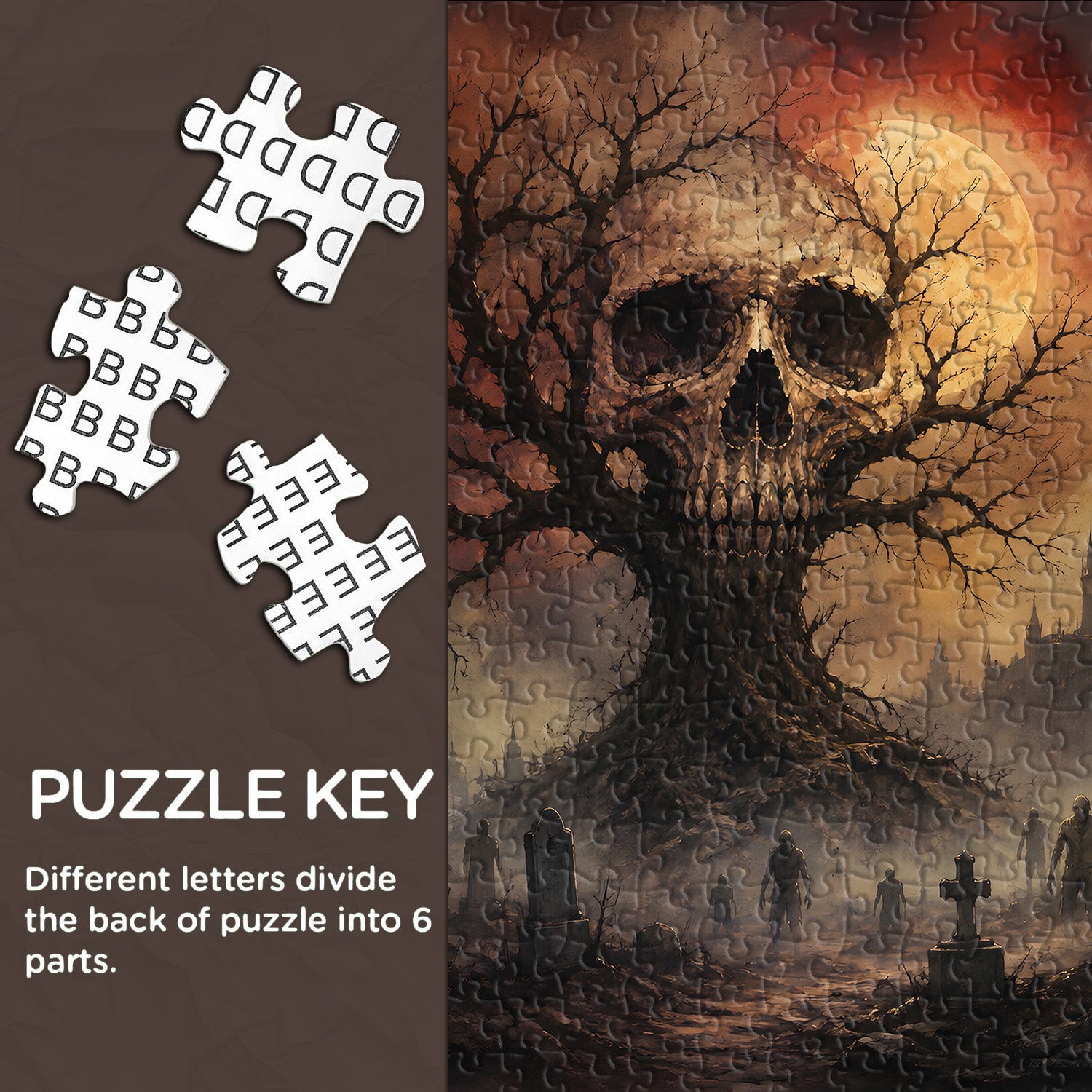 Puzzle Teschio Albero delle Anime 1000 pezzi