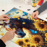 Horse Among Blossoms Jigsaw Puzzle 1000 Pieces