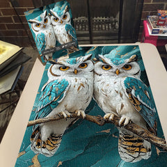 Marble Owls Jigsaw Puzzle 1000 Pieces