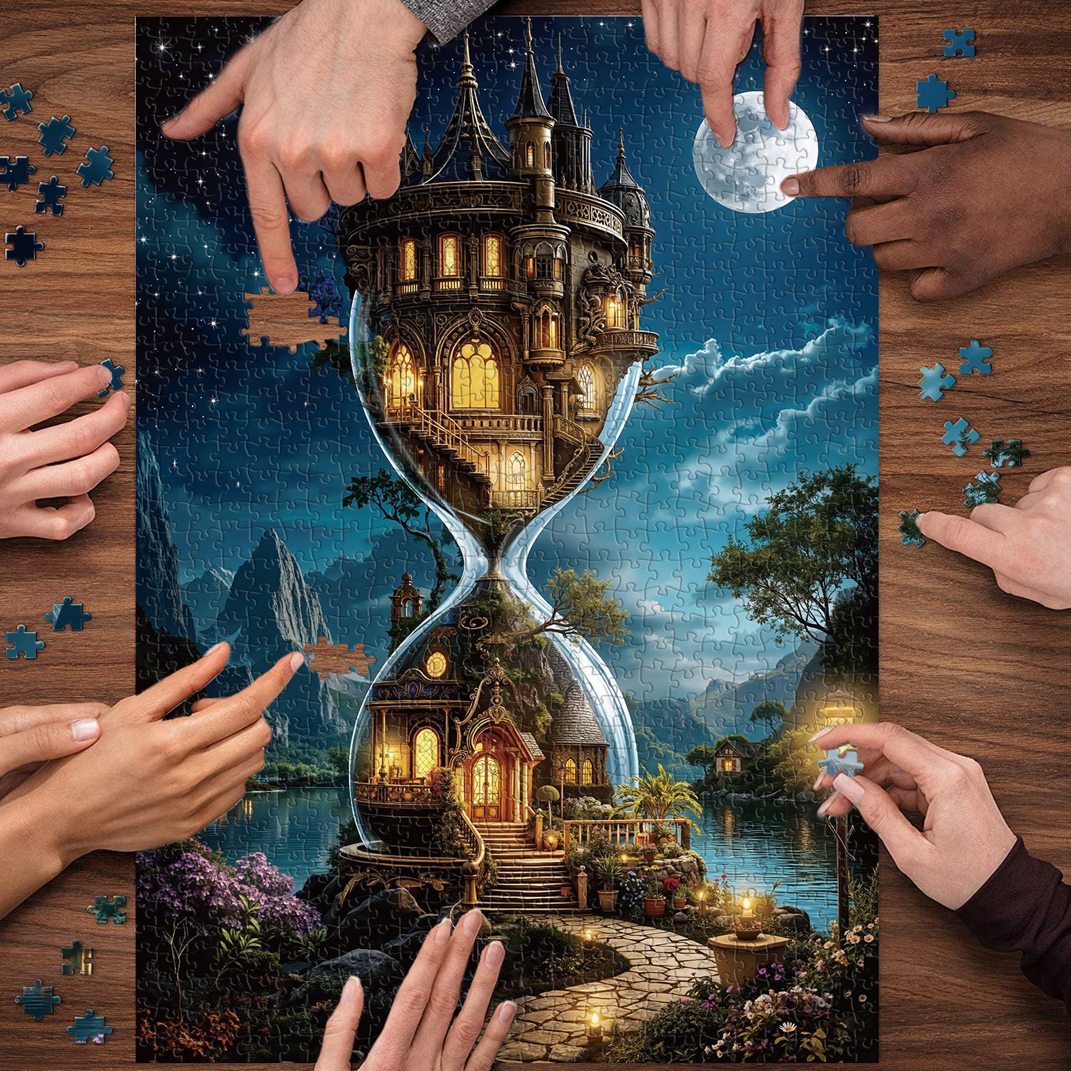 Hotel Hootglass Hotel rompecabezas 1000 piezas