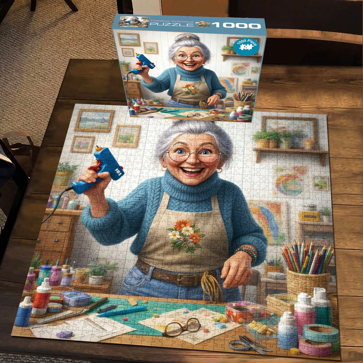 Creative Grandma Jigsaw Puzzle 1000 Pieces