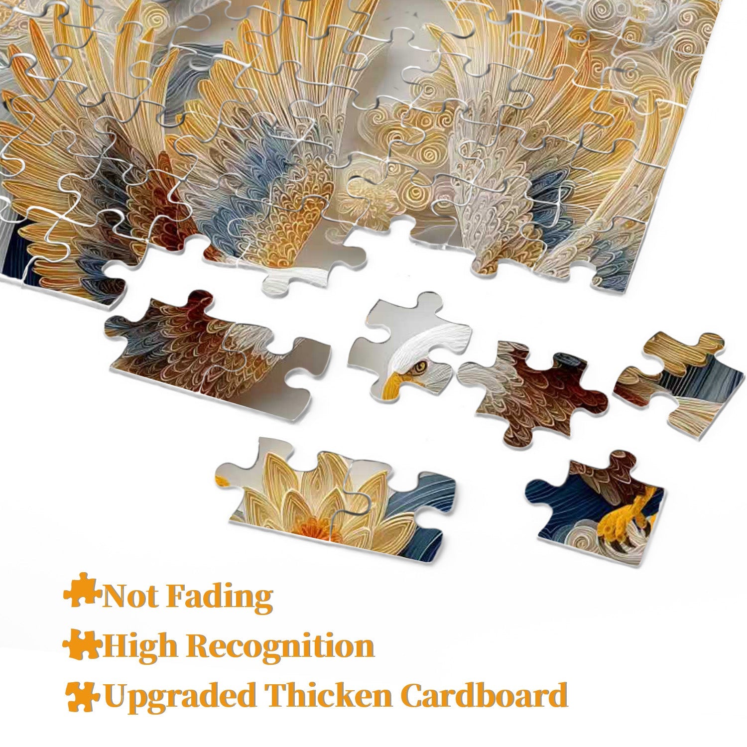 Quilled Twin Eagles Puzzle 1000 Teile