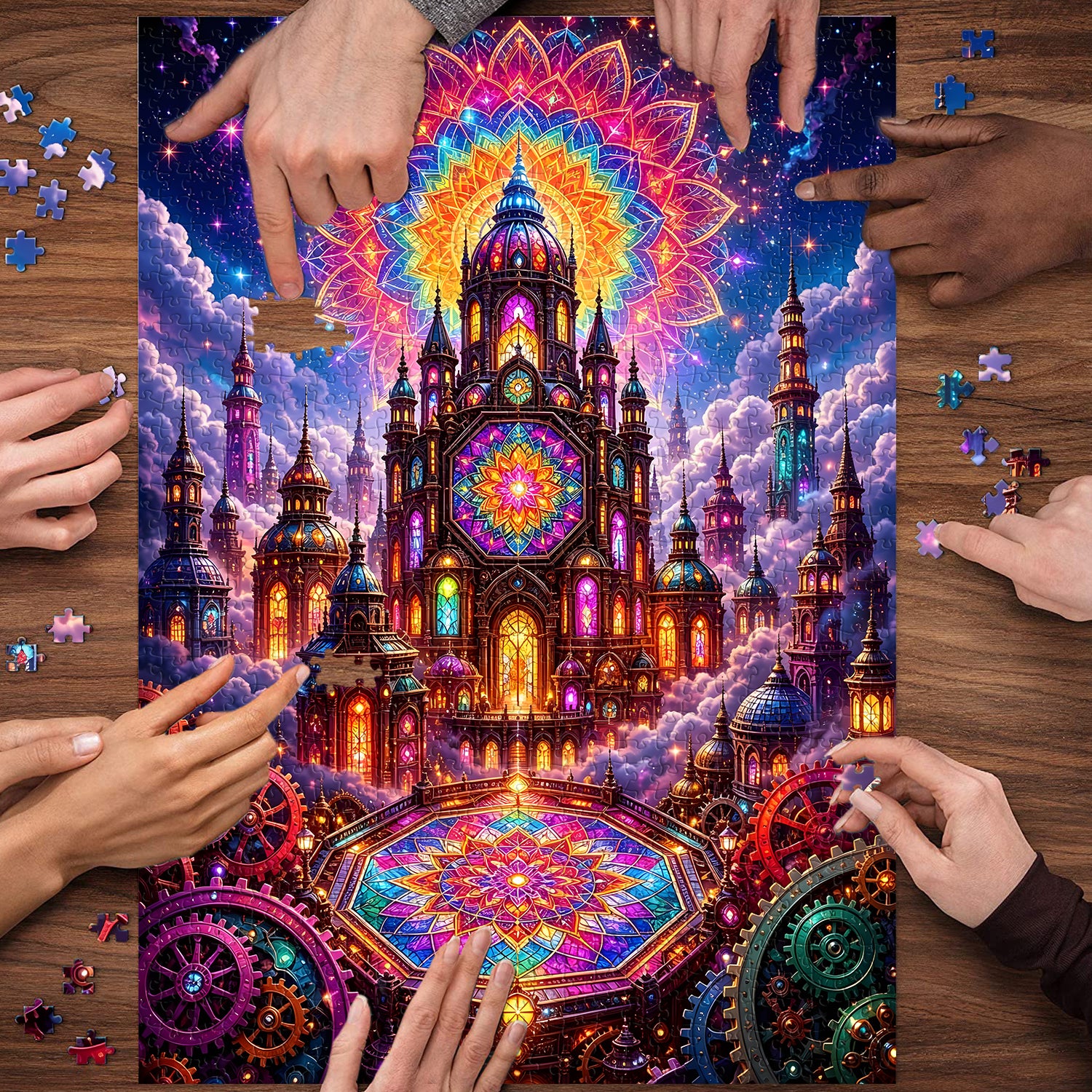 Celestial Clockwork Citadel Jigsaw Puzzle 1000 Pieces