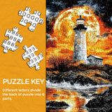 Rock Lighthouse Jigsaw Puzzle 1000 Pieces