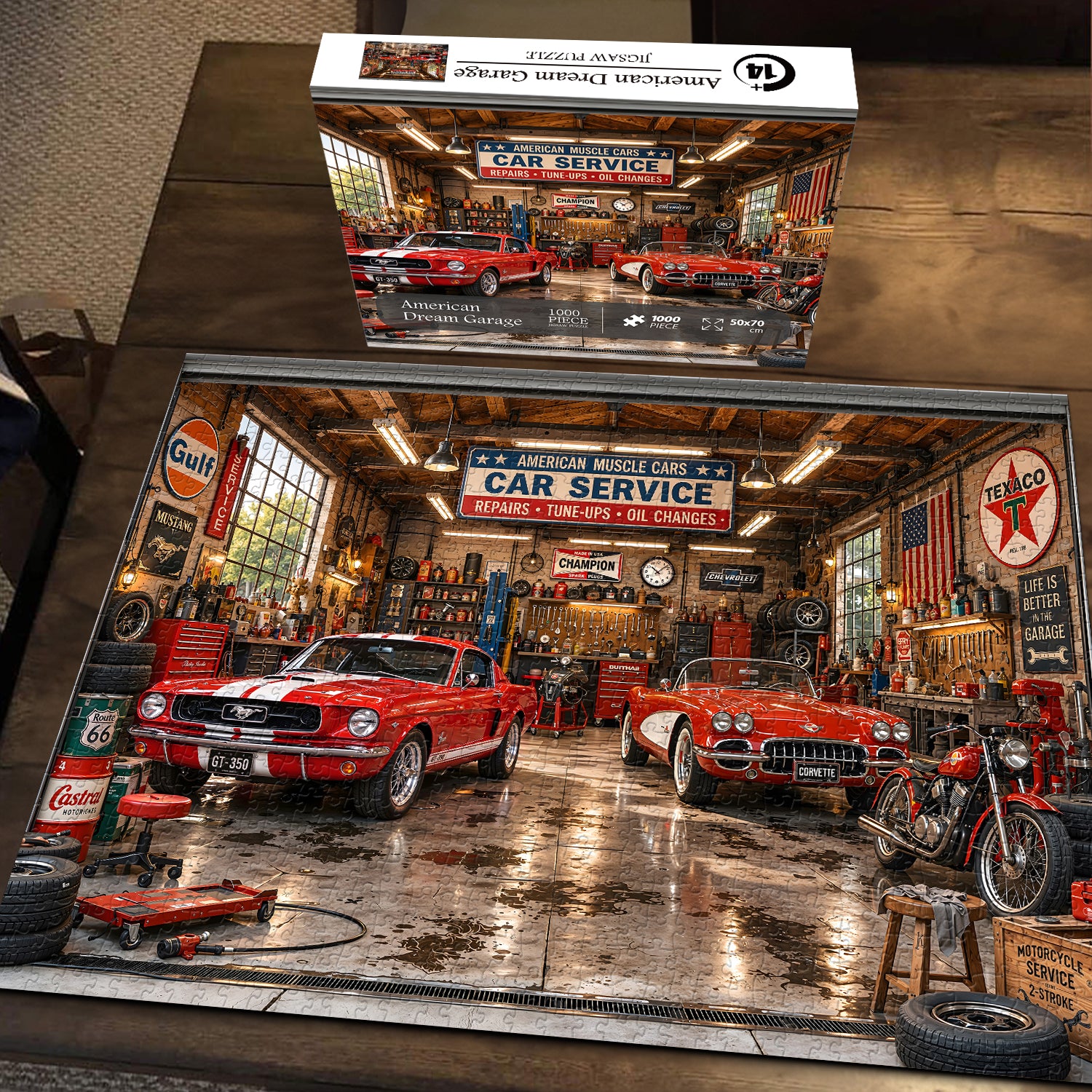 Puzzle American Dream Garage da 1000 pezzi