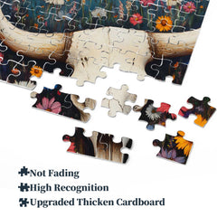 Wildflower Skull Jigsaw Puzzle 1000 Pieces