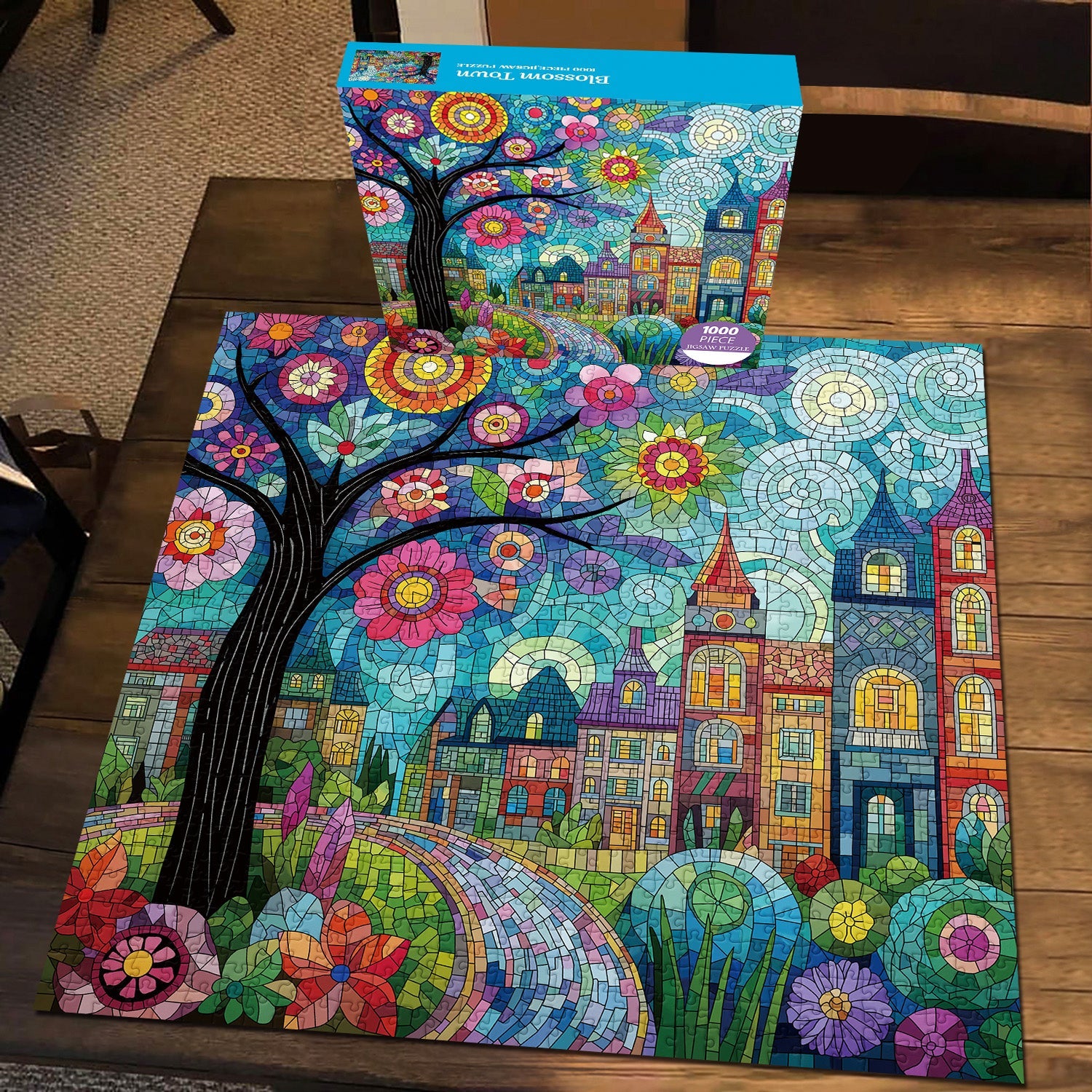 Blossom Town Jigsaw Puzzle 1000 Pieces