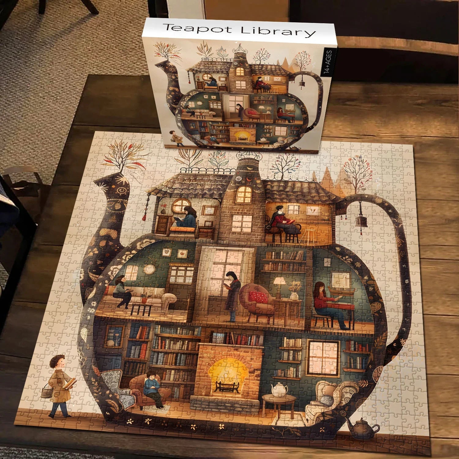 Teapot Library Jigsaw Puzzle 1000 Pieces