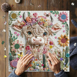 Elegant Cow Jigsaw Puzzles 1000 Pieces