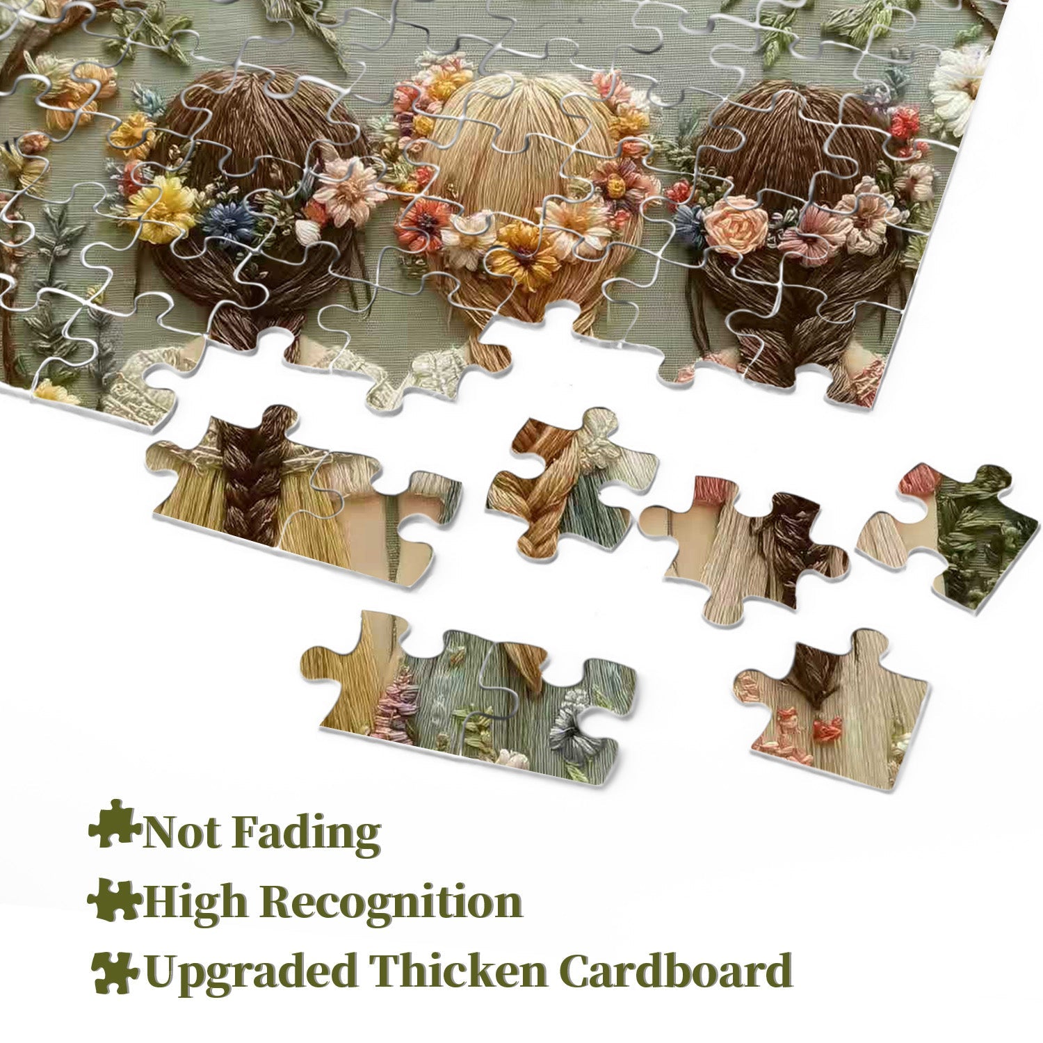 Needle Flower Child Jigsaw Puzzle 1000 Pieces