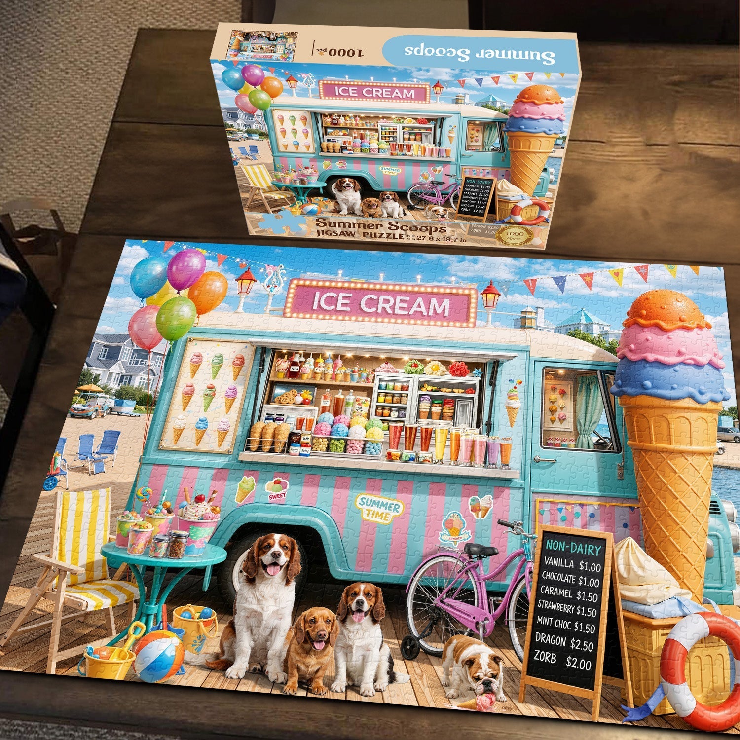 Puzzle Summer Scoops de 1000 piezas