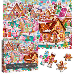 Candy Town Jigsaw Puzzle 1000 pezzi