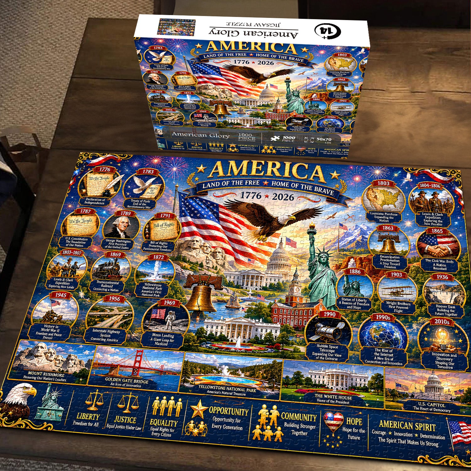 American Glory Puzzle 1000 Teile