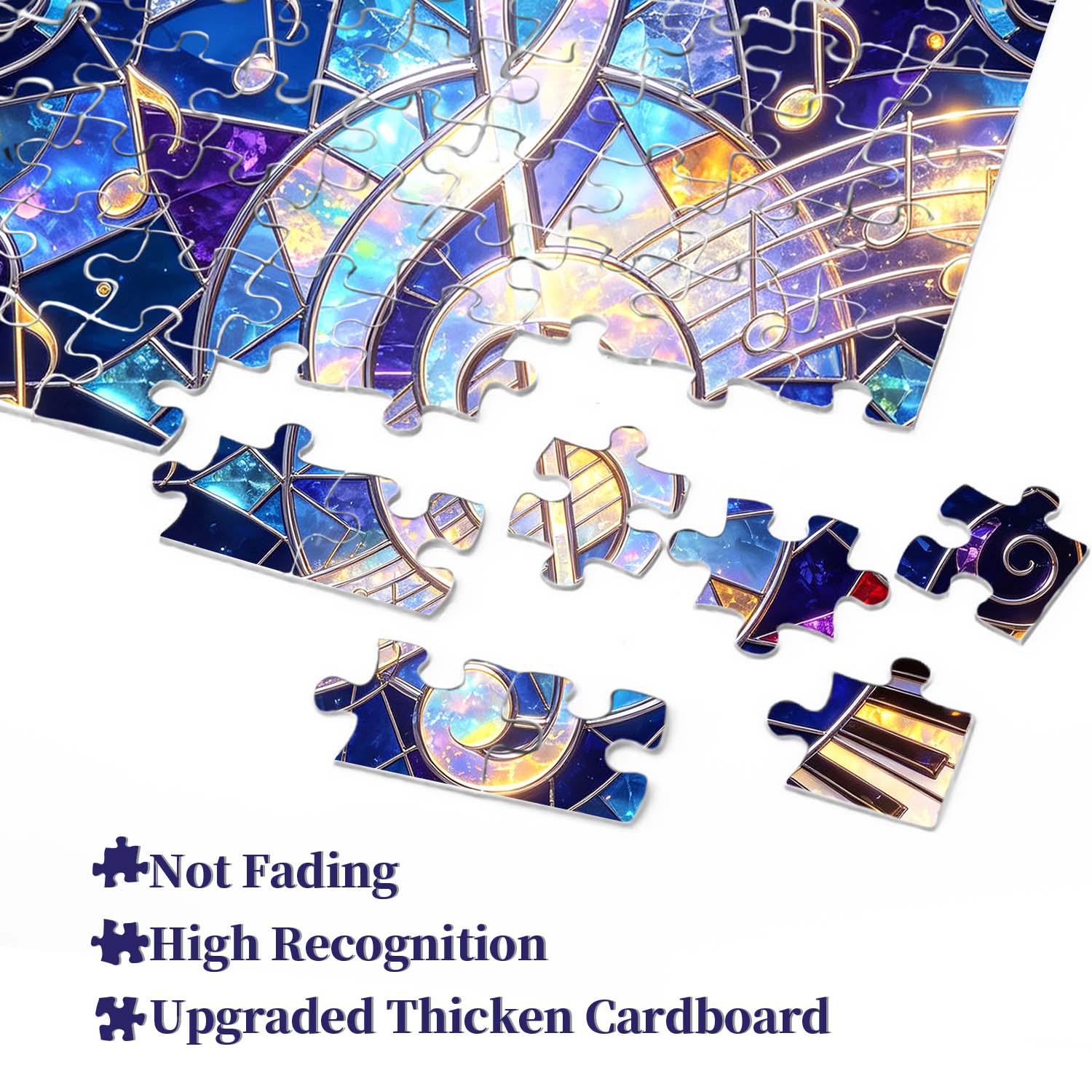 Buntglas-Melodie-Puzzle 1000 Teile