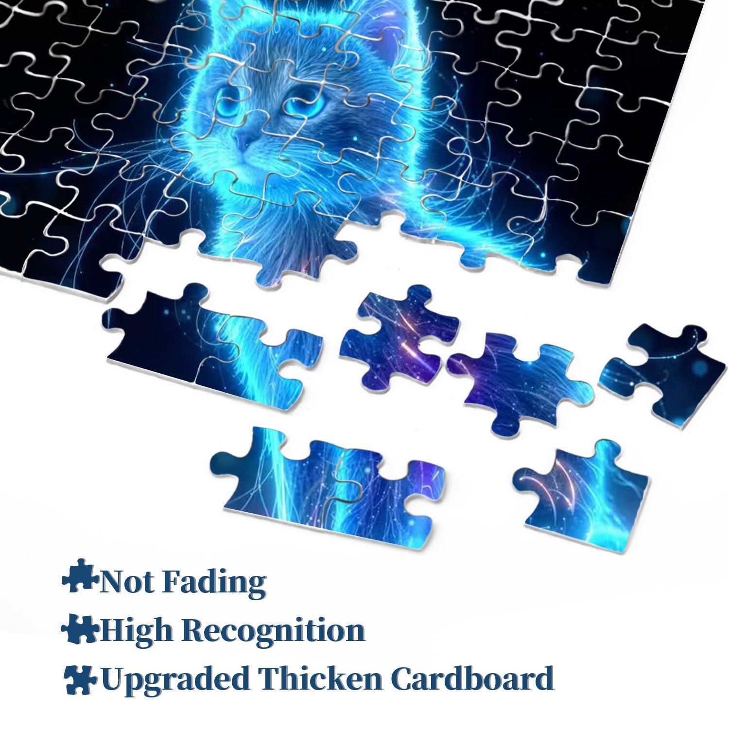 Puzzle de puzzle lumineux de chaton 1000 pièces