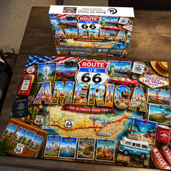 Route 66 Travel Jigsaw Puzzle 1000 Pieces