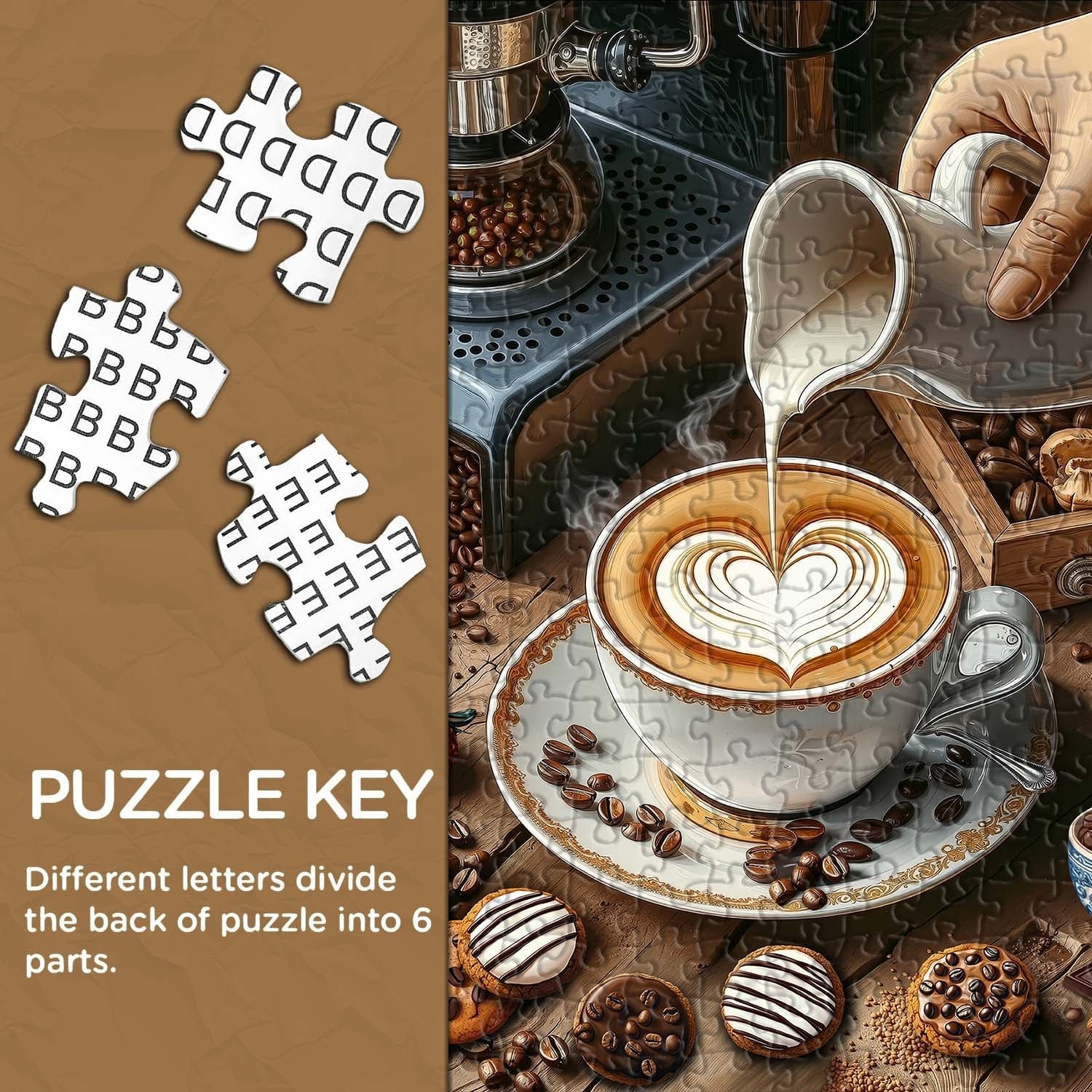Coffee Art Jigsaw Puzzle 1000 Pieces