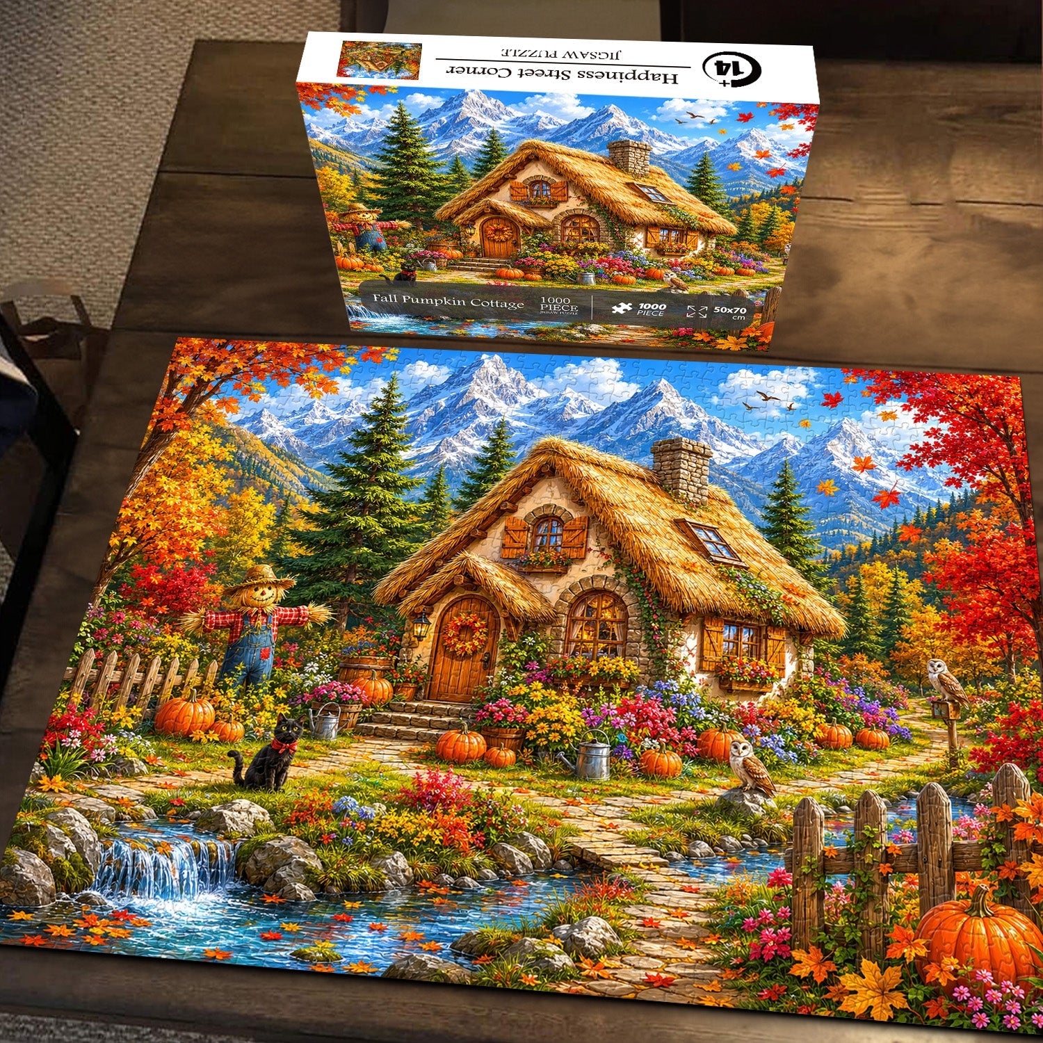 Puzzle Fall Pumpkin Cottage 1000 pezzi