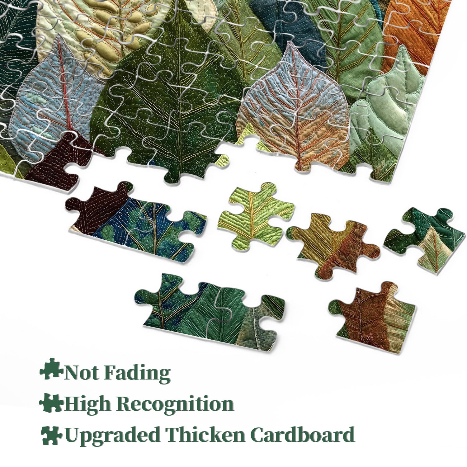 Weaving Leaf Collection Jigsaw Puzzle 1000 Pieces