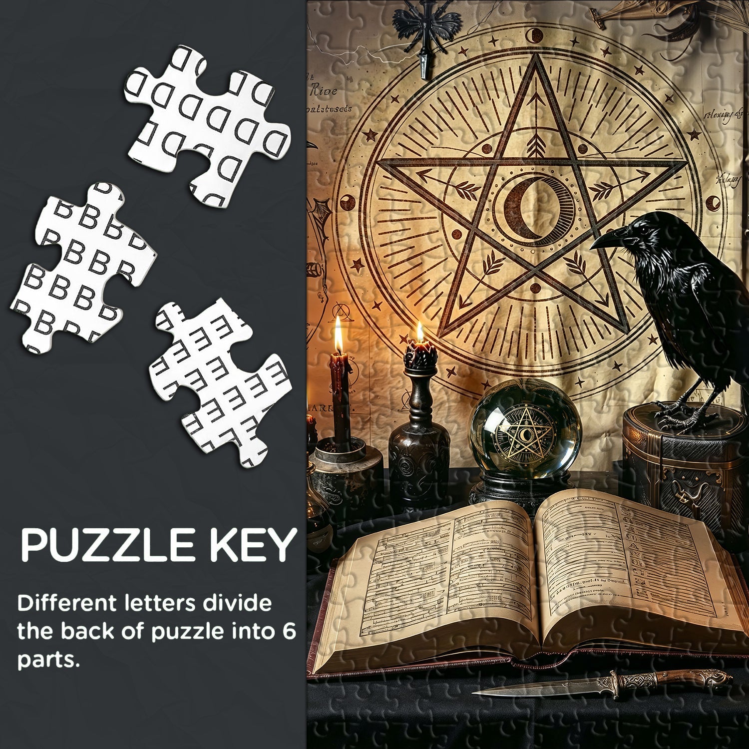 Raven Arcana Jigsaw Puzzle 1000 Pieces
