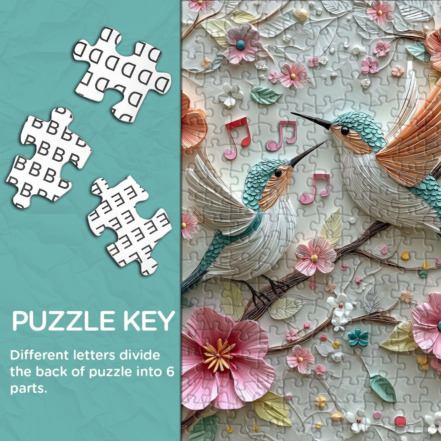 Birdsong Bloom Jigsaw Puzzle 1000 Pieces