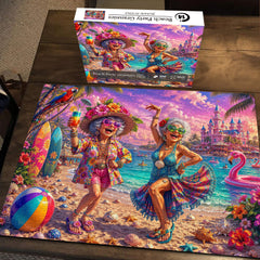 Puzzle Grannies Beach Party 1000 pièces