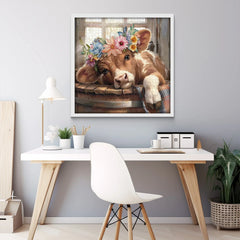 Il puzzle di mucca bugiardo enigma 1000 pezzi