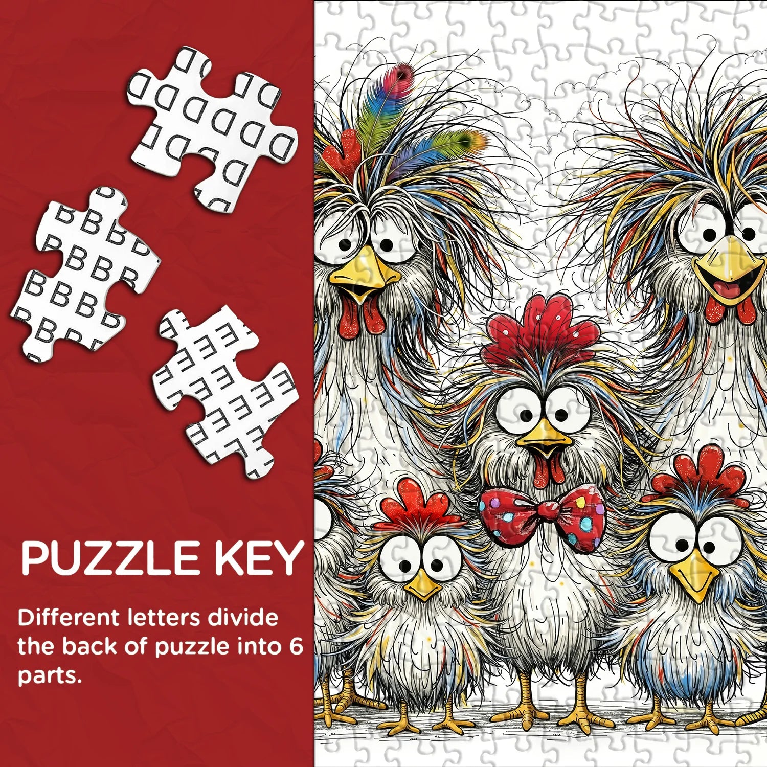 The Scruffy Chicks Jigsaw Puzzle 1000 Pieces