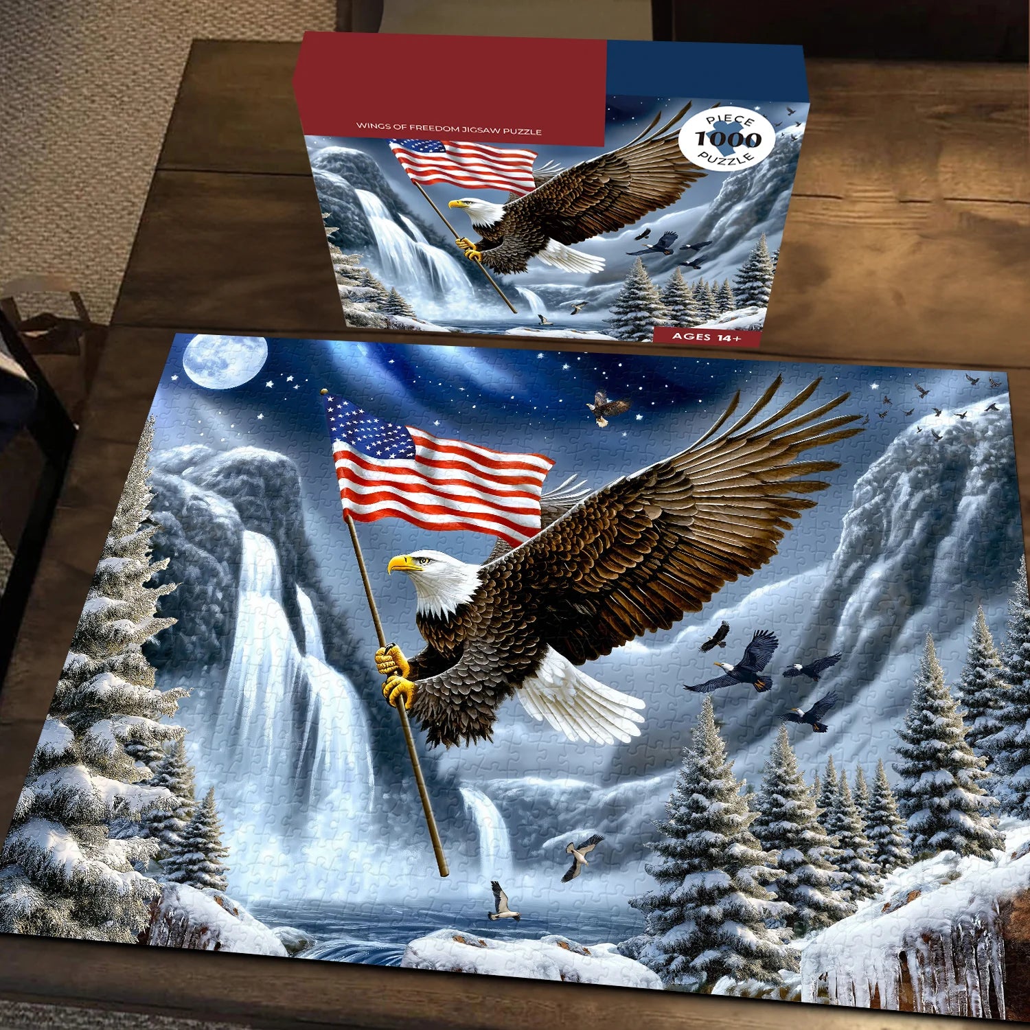 Puzzle Ailes de la Liberté 1000 pièces