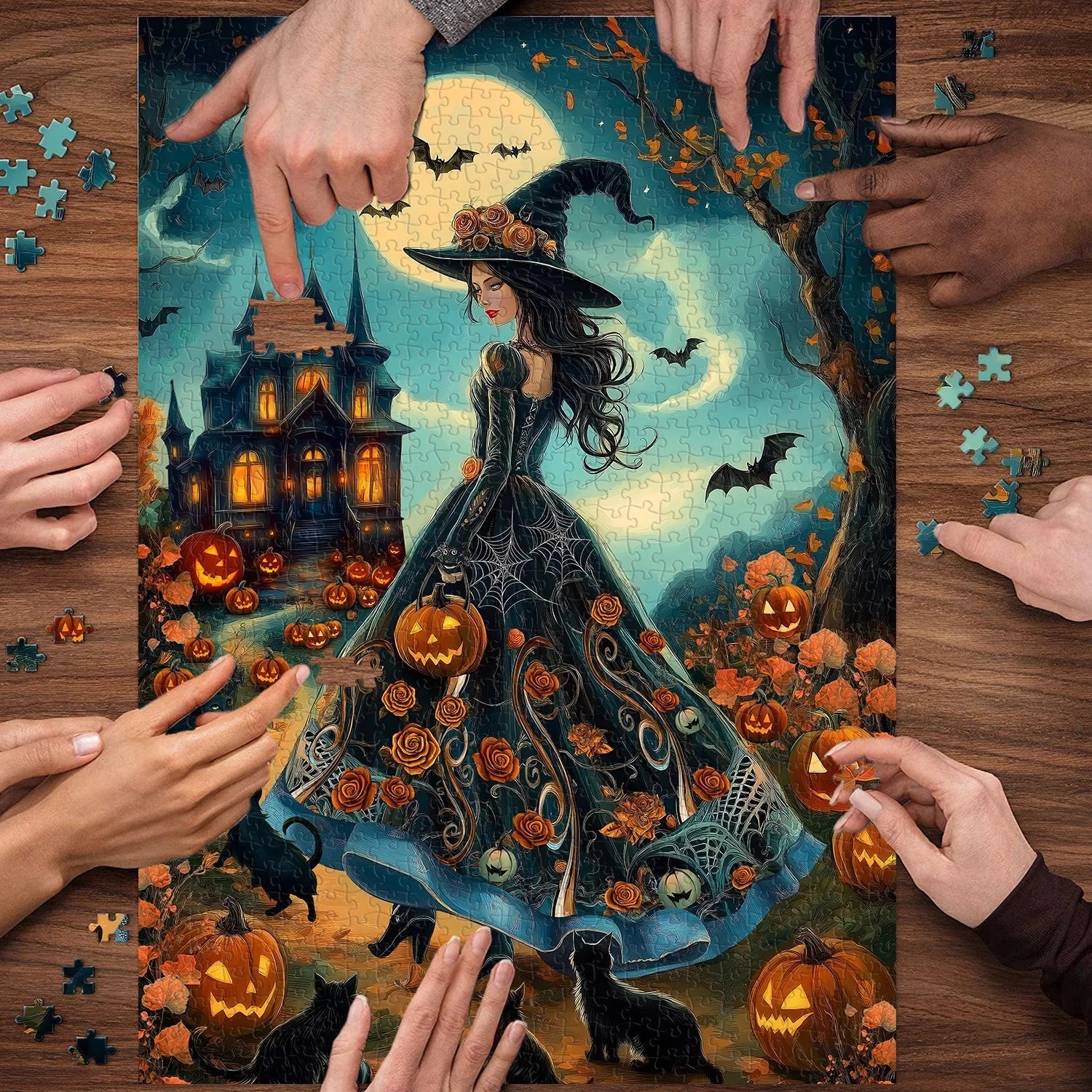 Mystic Night Hexensäge -Puzzle 1000 Stücke
