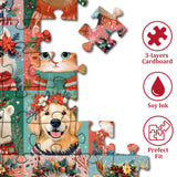 Festive Animal Friends Jigsaw Puzzles 1000 Pieces