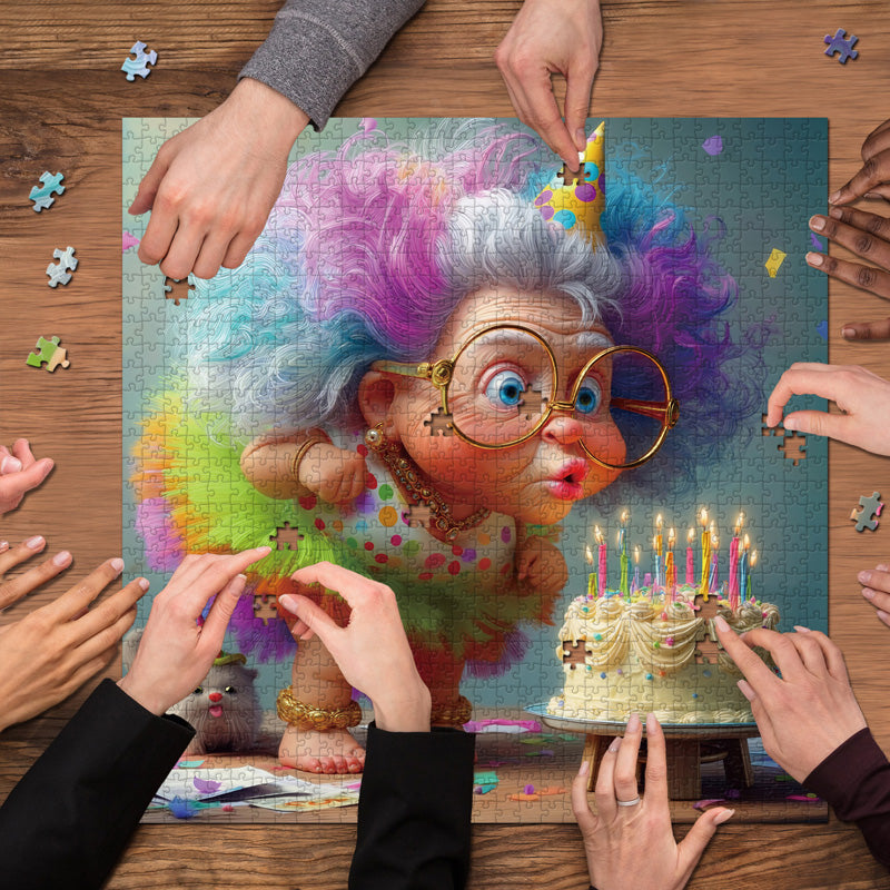 Joyful Wrinkles Jigsaw Puzzle 1000 Pieces