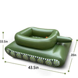 Inflatable Tank Pool Float with Water Gun