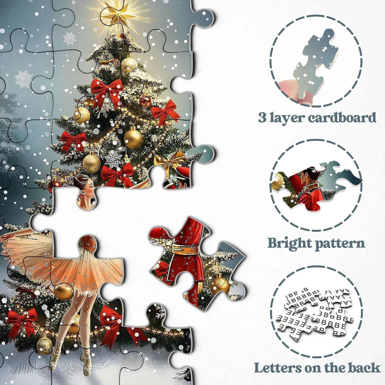 Starry Christmas Dance Jigsaw Puzzle 1000 Pieces