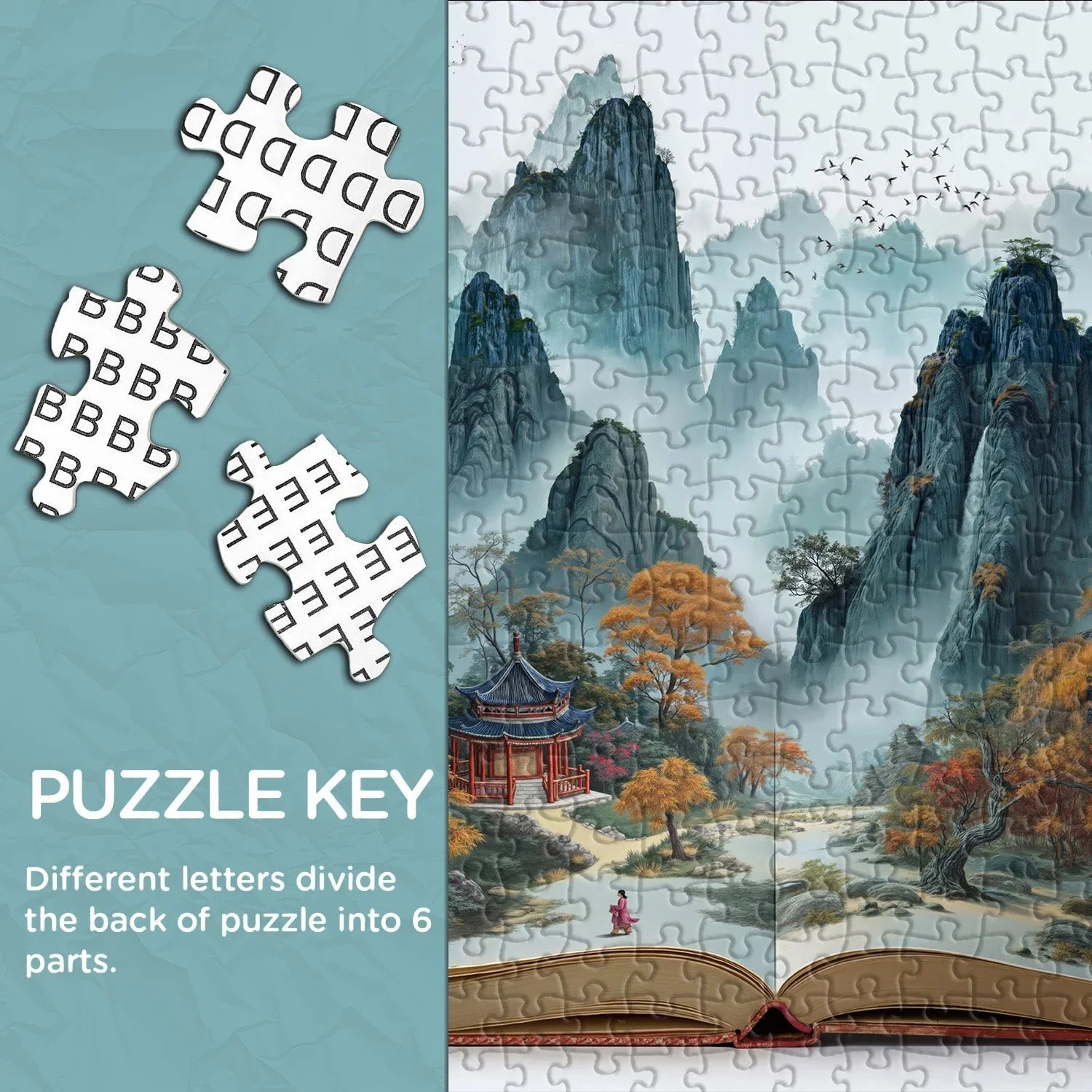 Cloudy Pages Jigsaw Puzzle 1000 Pieces