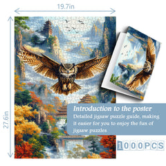 Mountain Owl Jigsaw Puzzle 1000 Pieces
