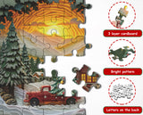 Christmas Snowscape Advent Calendar Jigsaw Puzzle 1000 Pieces