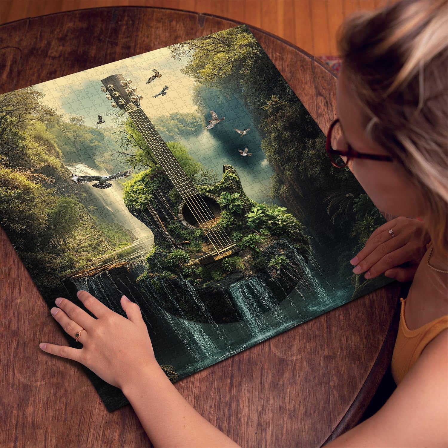 Stringed Forest Jigsaw Puzzle 1000 Pieces